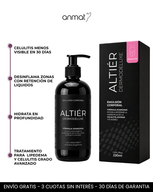 DERMODELUXE – Emulsión Corporal Anticelulitis, Antiflacidez y Efecto Drenante